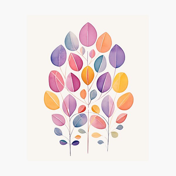 Item preview, Lilac Colored Leaves designed and sold by Sketch-Shack.