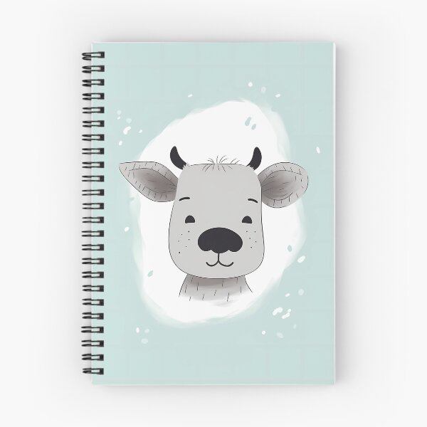 Artikelvorschau, Niedliche Kuh als Chibi Kunst entworfen und verkauft von randrdesign.