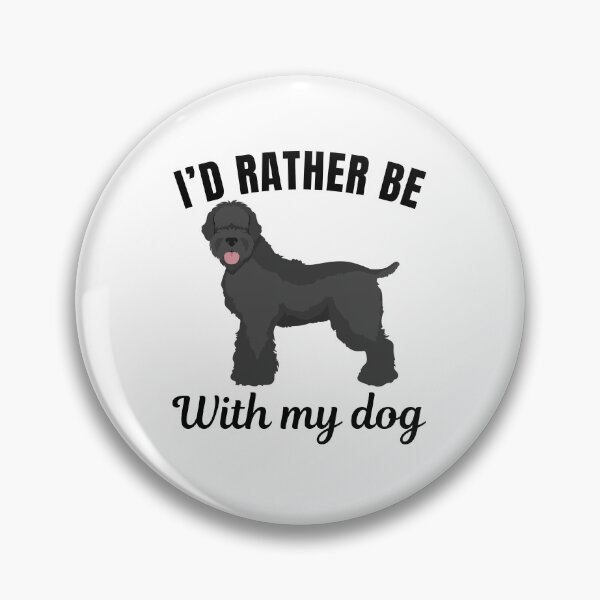Item preview, I'd rather be with my dog, funny Black Russian Terrier breed owners or lovers saying  designed and sold by NBSStore.