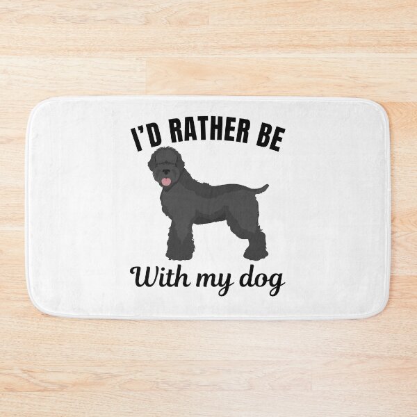 Item preview, I'd rather be with my dog, funny Black Russian Terrier breed owners or lovers saying  designed and sold by NBSStore.