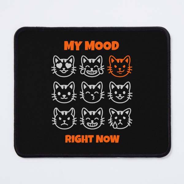 Item preview, Current Cat Mood Spectrum - Vibrant Mood T-Shirt Design designed and sold by bsilvia.