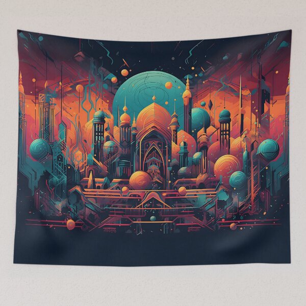 Item preview, Futuristic Arabesque: Abstract Visions of Arabian Culture designed and sold by iQuorra.