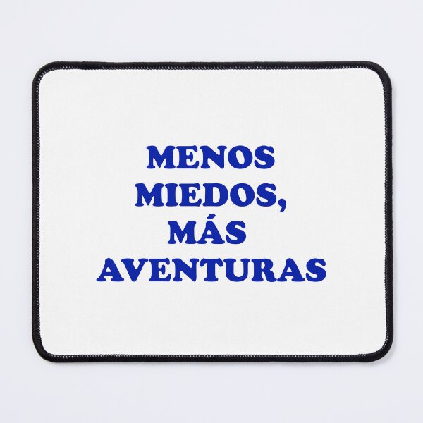 Item preview, Menos miedos, más aventuras - Spanish motivational designed and sold by Inspirationmotivation.