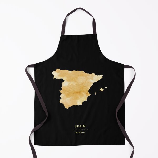Item preview, Spain map in gold color designed and sold by Jerhus.