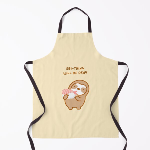 Item preview, Everything Will Be Okay Ebi Sushi Sloth designed and sold by theslothinme.