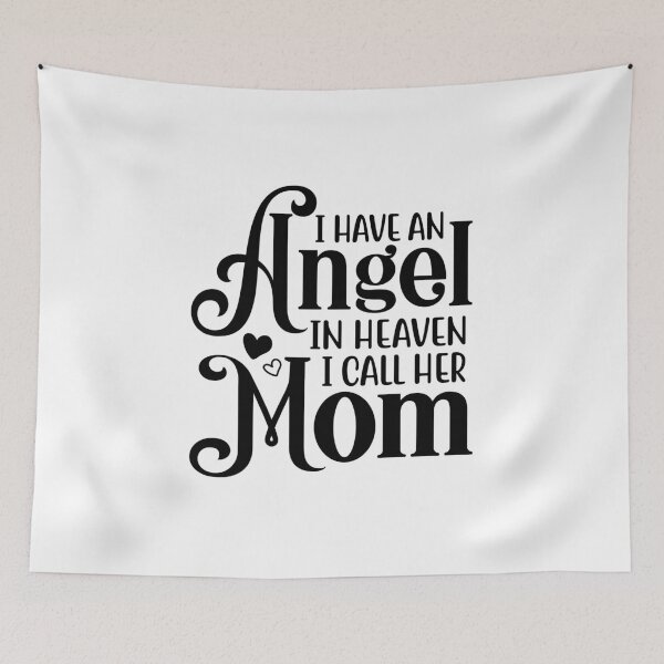 Item preview, Heavenly Tribute: Angelic Mom Merch Design designed and sold by Art-shia.