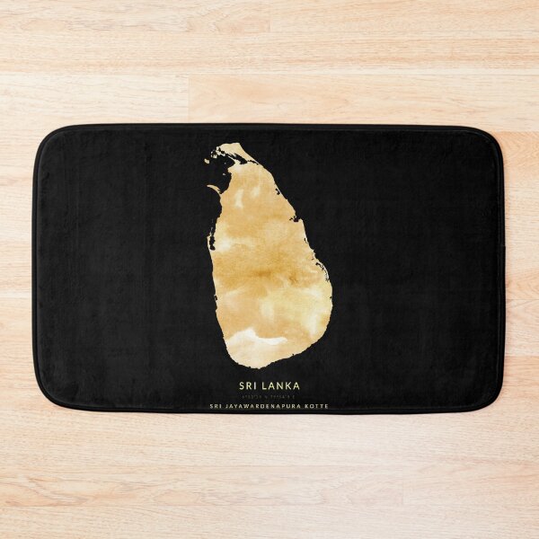 Item preview, Sri Lanka map in gold color designed and sold by Jerhus.