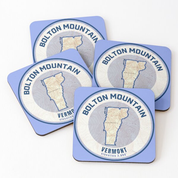 Item preview, Vermont Mountain Map - Bolton Mountain designed and sold by Willz Designz.