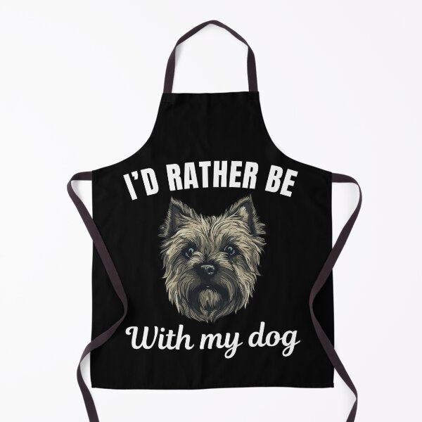 Item preview, I'd rather be with my dog, funny Cairn Terrier breed owners or lovers saying  designed and sold by NBSStore.