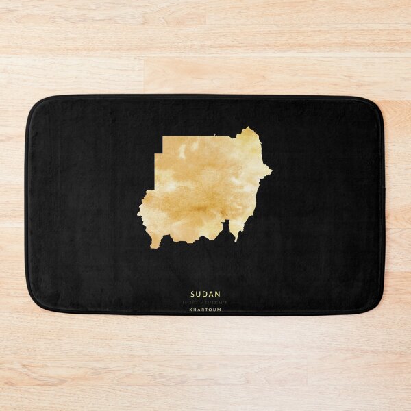 Item preview, Sudan map in gold color designed and sold by Jerhus.