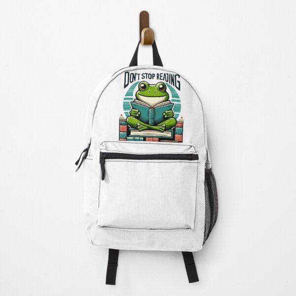 Item preview, Frog Book - Don't Stop Reading designed and sold by JessArty ⭐⭐⭐⭐⭐.