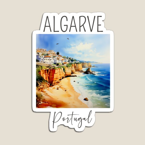 Artikel-Vorschau von Aquarelldesign der Algarve - Portugal, designt und verkauft von Sketch-Shack.