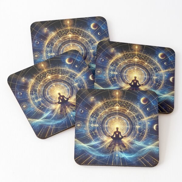 Item preview, "Cosmic Harmony: The Meditative Universe" designed and sold by APARTAI EU.