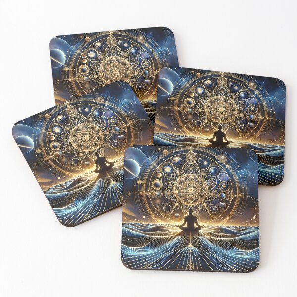 Item preview, "Astral Serenity: Celestial Meditation" designed and sold by APARTAI EU.