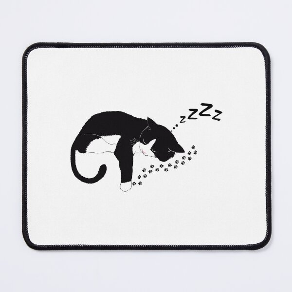 Item preview, Sleeping Black Cat: Tranquil Zzzz designed and sold by the-x-designs.