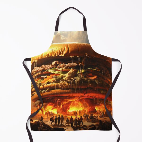 Item preview, Burning Altar of Burger designed and sold by Wainiac.