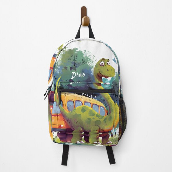 Item preview, Cheerful Dinosaur School Bus Adventure" designed and sold by inkArtistryfine.