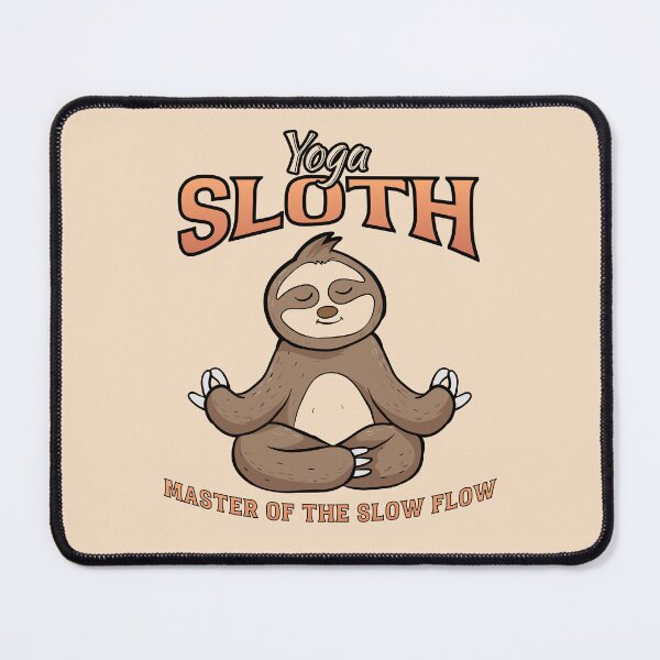 Item preview, Yoga Sloth designed and sold by RockBeeDesigns.