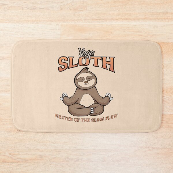 Item preview, Yoga Sloth designed and sold by RockBeeDesigns.