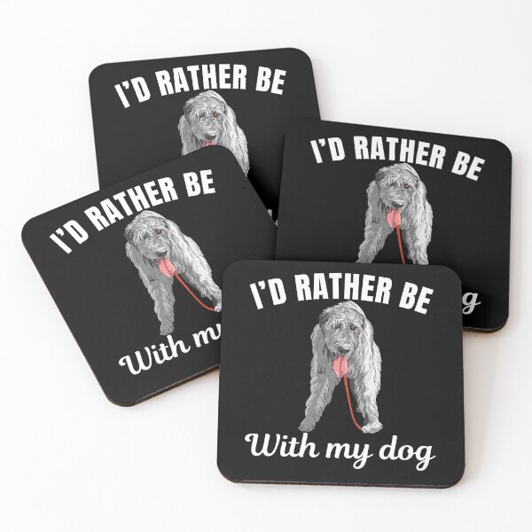 Item preview, I'd rather be with my dog, funny Irish Wolfhound breed owners or lovers saying  designed and sold by NBSStore.