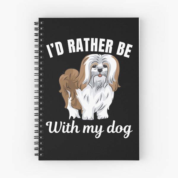 Item preview, I'd rather be with my dog, funny lhasa apso breed owners or lovers saying  designed and sold by NBSStore.