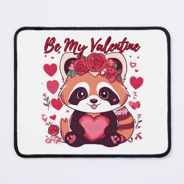 Item preview, Cute Kawaii Red Panda Valentine designed and sold by MtValleyDesign.