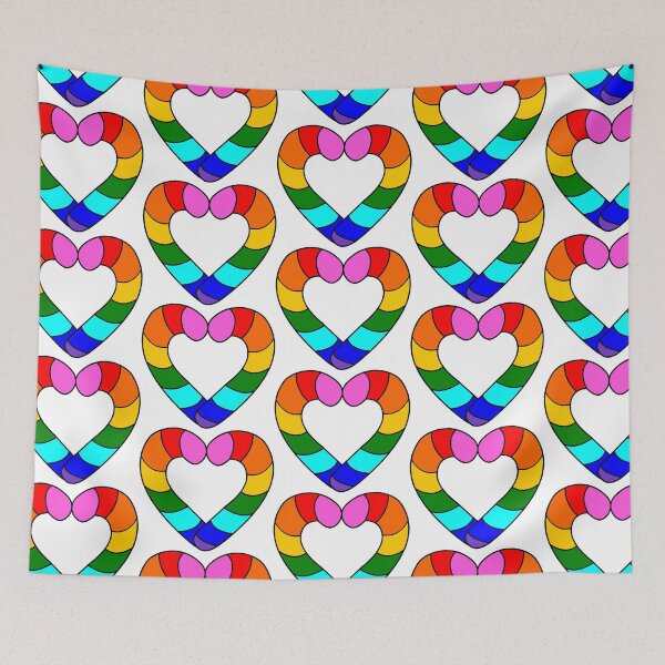 Item preview, Pride Flag Candy Cane designed and sold by HarveyHandcraftsandDesigns.