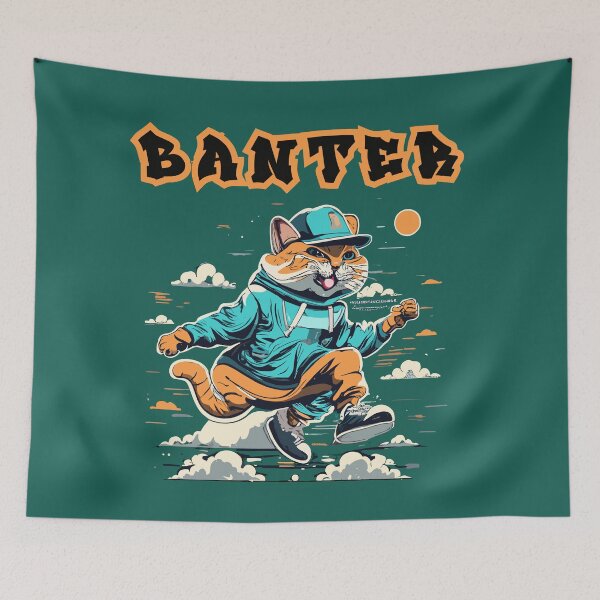 Item preview, Banter cat, Streetwear, graphic design designed and sold by box-artshop.