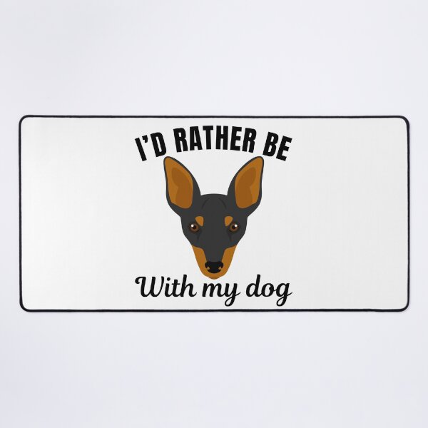 Item preview, Ich wäre lieber mit meinem Hund zusammen, sagen lustige Manchester-Terrier-Zuchtbesitzer oder Liebhaber designed and sold by NBSStore.