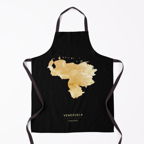 Item preview, Map of Venezuela in gold color designed and sold by Jerhus.