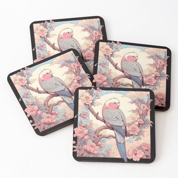 Item preview, Galah australian bird retro art designed and sold by RubisLeaf.