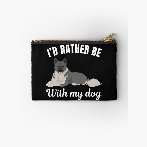 Item preview, I'd rather be with my dog, funny norwegian elkhound breed owners or lovers saying  designed and sold by NBSStore.