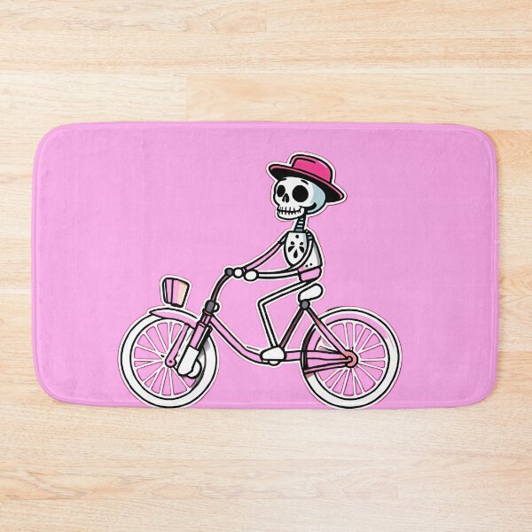 Item preview, Funny skeleton on a bicycle  designed and sold by WATERDUST.