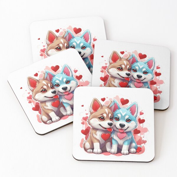 Item preview, Husky Valentine Puppys designed and sold by Krieghorn.