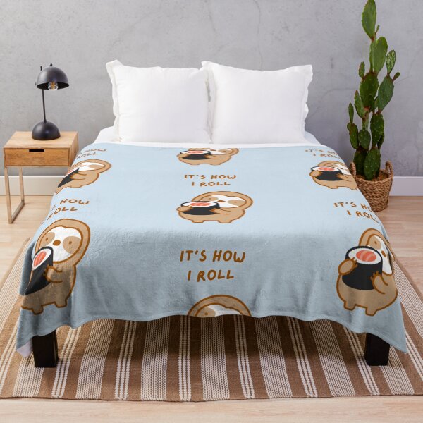 Item preview, It’s How I Roll Tuna Sushi Roll Sloth designed and sold by theslothinme.