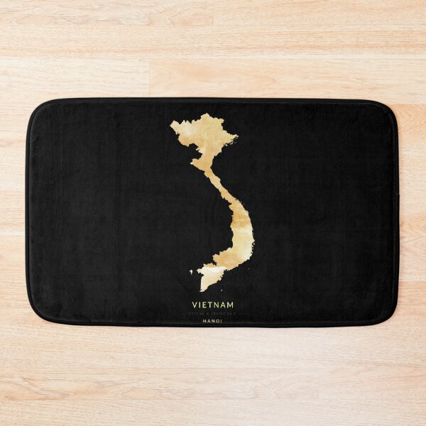 Item preview, Map of Vietnam in gold color designed and sold by Jerhus.