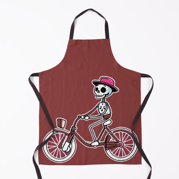 Item preview, Funny skeleton on a bicycle designed and sold by WATERDUST.