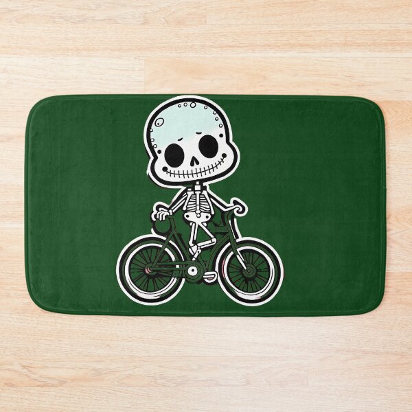 Item preview, Funny skeleton on a bicycle  designed and sold by WATERDUST.