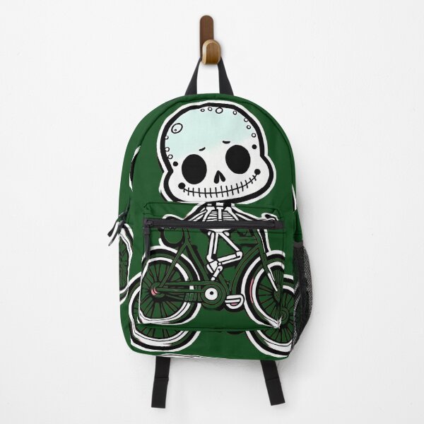 Item preview, Funny skeleton on a bicycle designed and sold by WATERDUST.