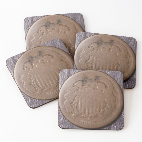Item preview, 1865 Two Cent Piece designed and sold by coinsxcrochet.