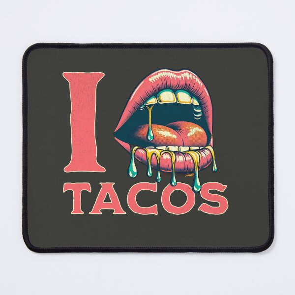 Item preview, I LOVE TACOS designed and sold by Retro-Rebellion.