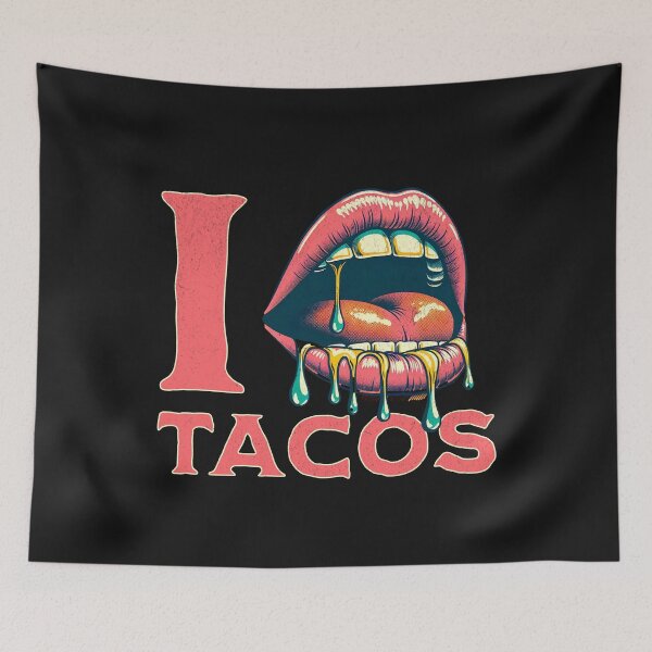 Item preview, I LOVE TACOS designed and sold by Retro-Rebellion.