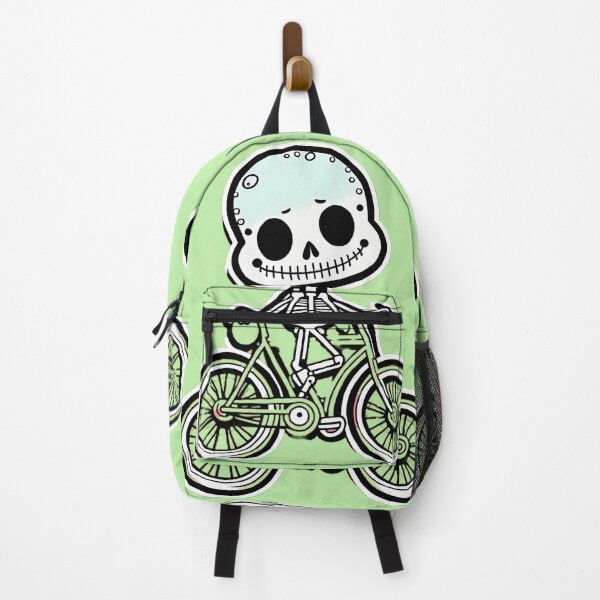 Item preview, Funny skeleton on a bicycle designed and sold by WATERDUST.