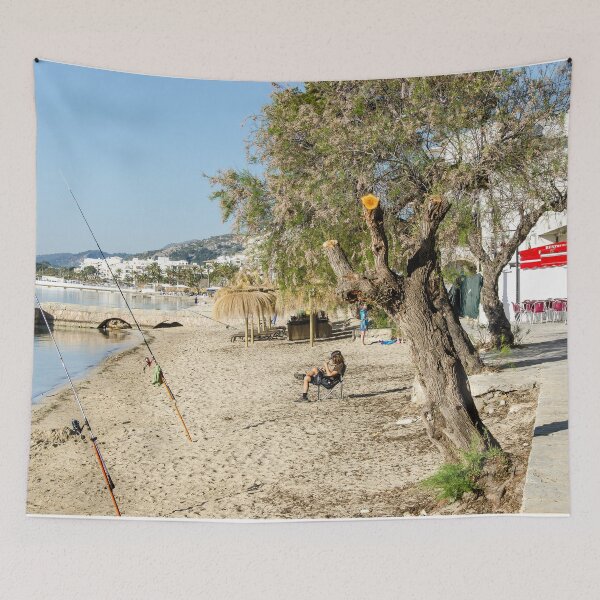 Item preview, Fishing On The Pine Walk Puerto Pollensa Mallorca designed and sold by GG WALL ART.