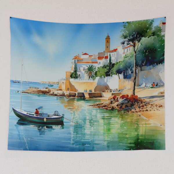 Item preview, Watercolor Design of Algarve - Portugal designed and sold by Sketch-Shack.