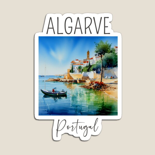Artikel-Vorschau von Aquarelldesign der Algarve - Portugal, designt und verkauft von Sketch-Shack.