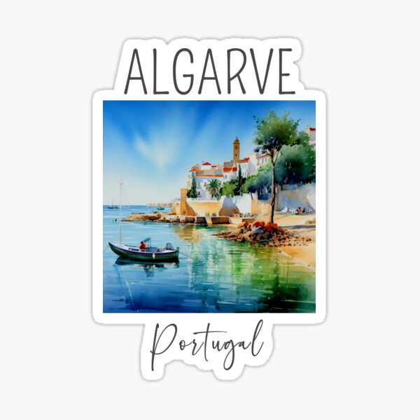Artikel-Vorschau von Aquarelldesign der Algarve - Portugal, designt und verkauft von Sketch-Shack.