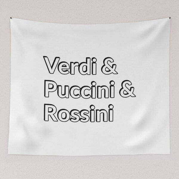 Item preview, Italian opera composers - Puccini, Rossini, Verdi designed and sold by Inspirationmotivation.