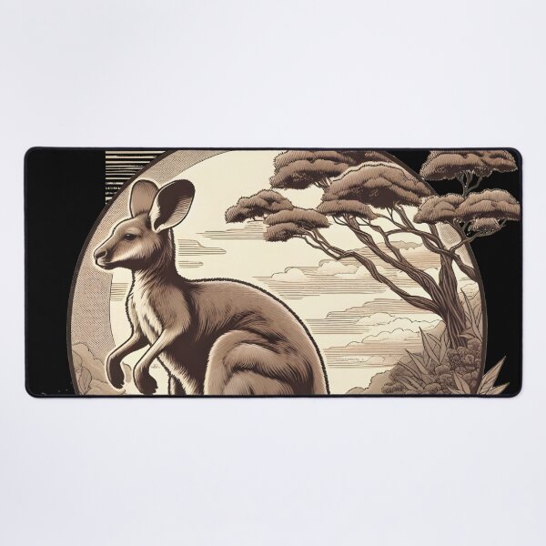 Item preview, Australian Kangaroo Retro designed and sold by RubisLeaf.