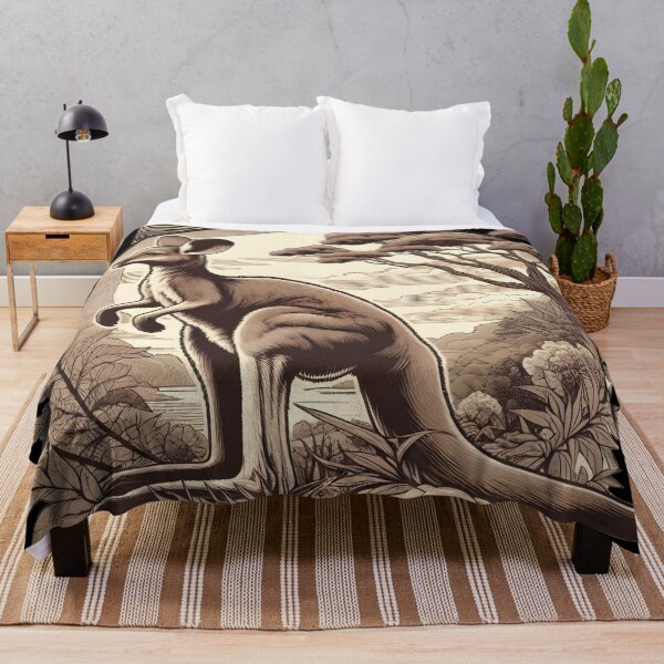 Item preview, Australian Kangaroo Retro designed and sold by RubisLeaf.